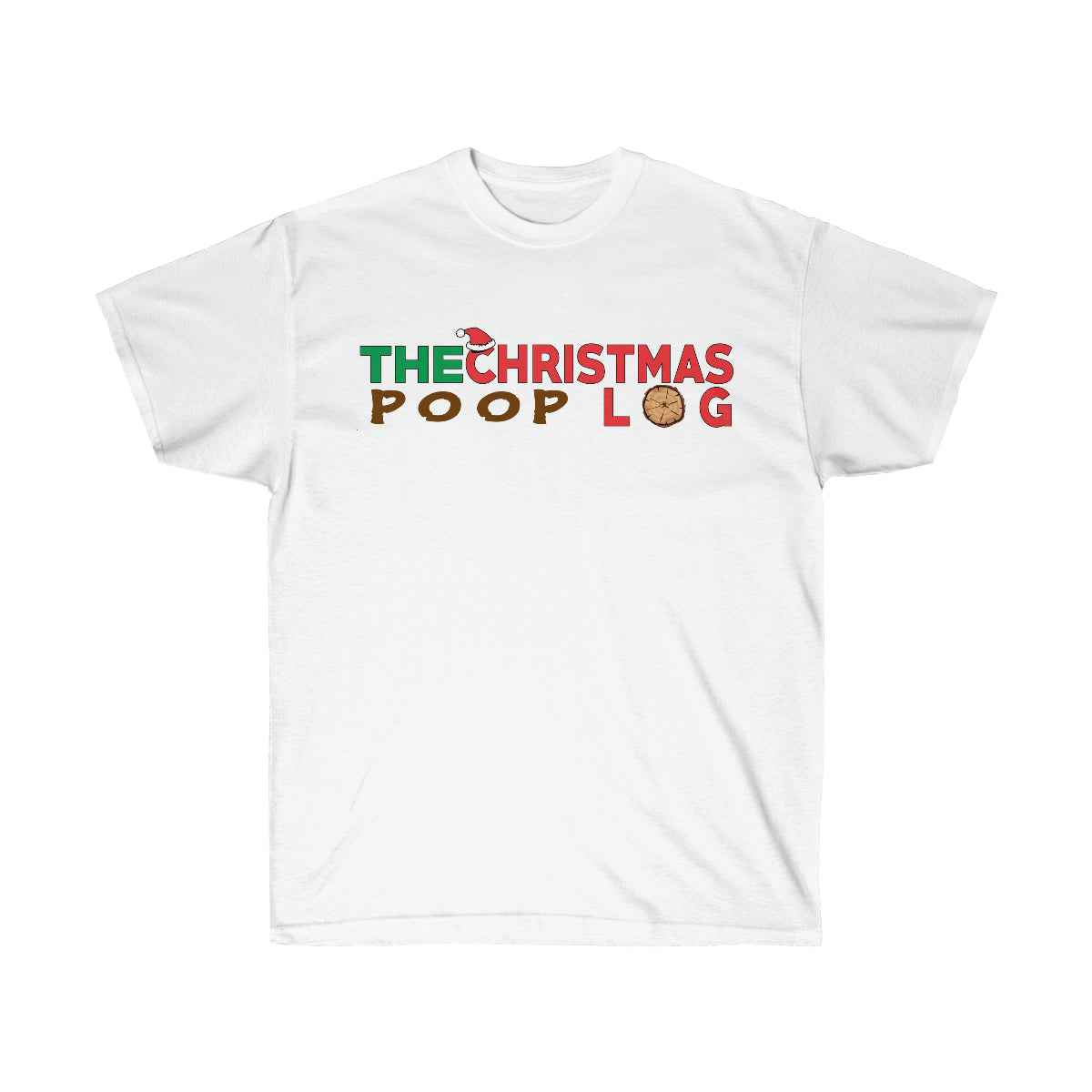 Christmas Poop Log - Unisex Ultra Cotton Tee